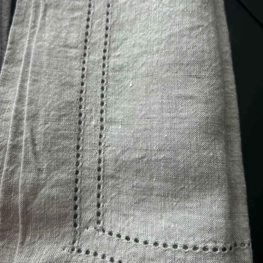 New Southern Living Linen Cloth Napkins 6 Heather Gray 20” x 20” NWT